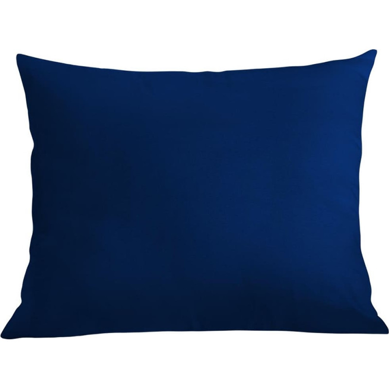 Kokvilnas spilvendrāna 50x70 tumši zils plain Simply