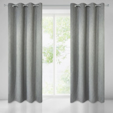 Gatavs aizkars ar starplikām 135x250 no biezāka Rossie auduma