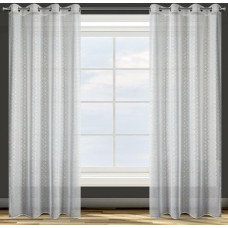 Aizkaru 140x250 Fibi White Champagne Geomat Ready On Light Fabric Caurules