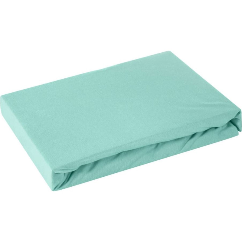 Džersijai pieguļošs palags 90x200 piparmētru augstajam matracim 25 cm 125 g/m2