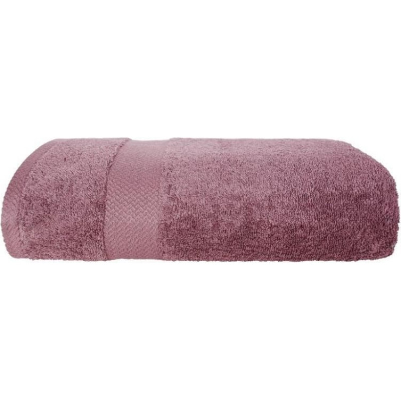 Modes dvielis 70x140 rozā 550g/m2 ar frotē apmali, vienkārša kokvilna