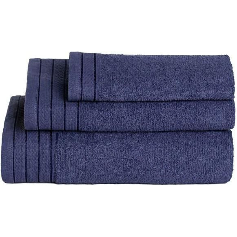 Bella dvielis 70x140 tumši zils frotē 400 g/m2