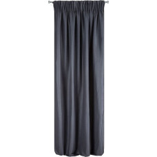 Aggie aizkars uz lentes 140x270 cm tumši zils