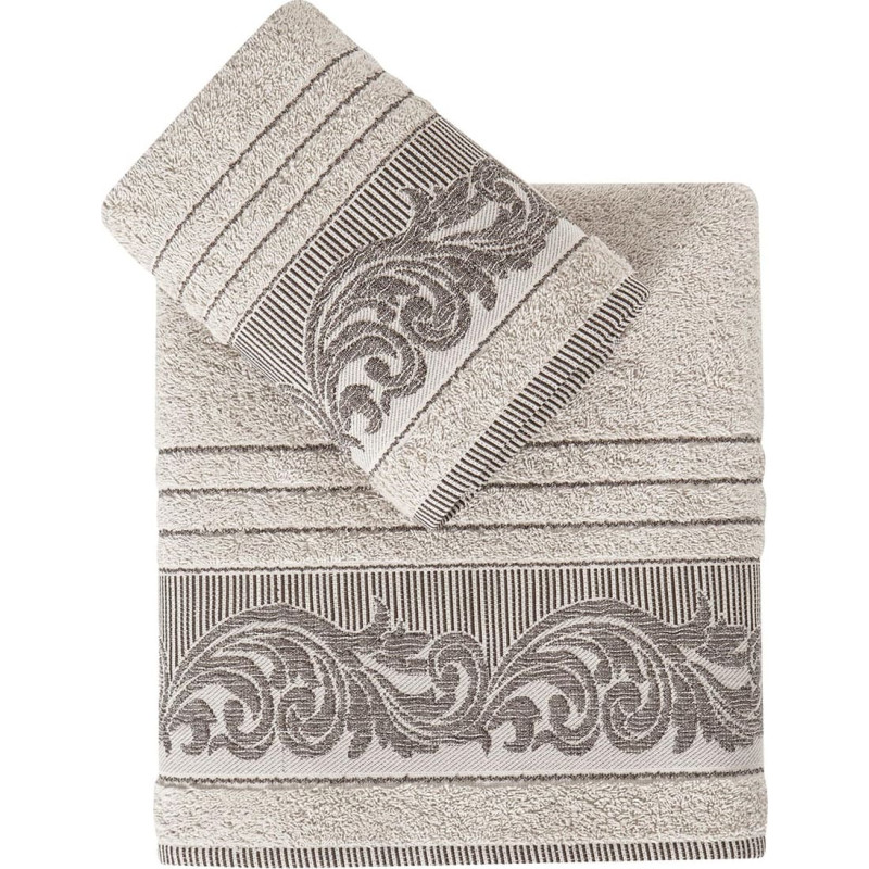 Dvieļu komplekts 2gb Mervan bēšs 50x90+70x140 Darymex