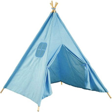 Teepee teepee telts 120x120x160 cm zila