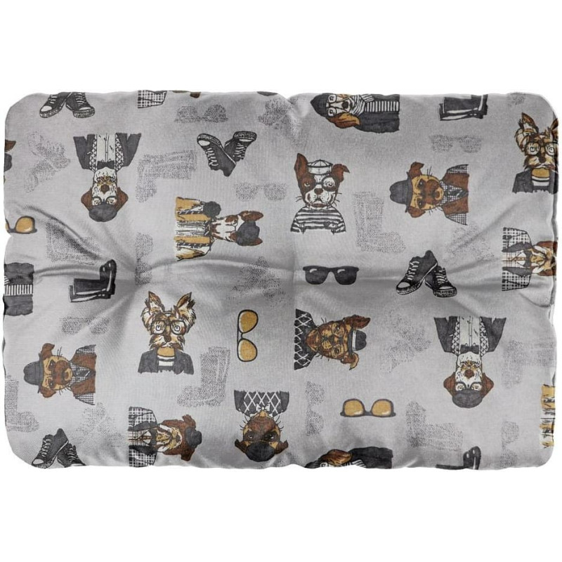 Suņu gultas paklājiņš 50x70 Pet Sense perro pelēks spilvens Doggy