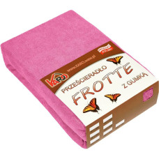 Frotē pieguļoša palags 180x200 fuksīna 021 bieza 200g/m2