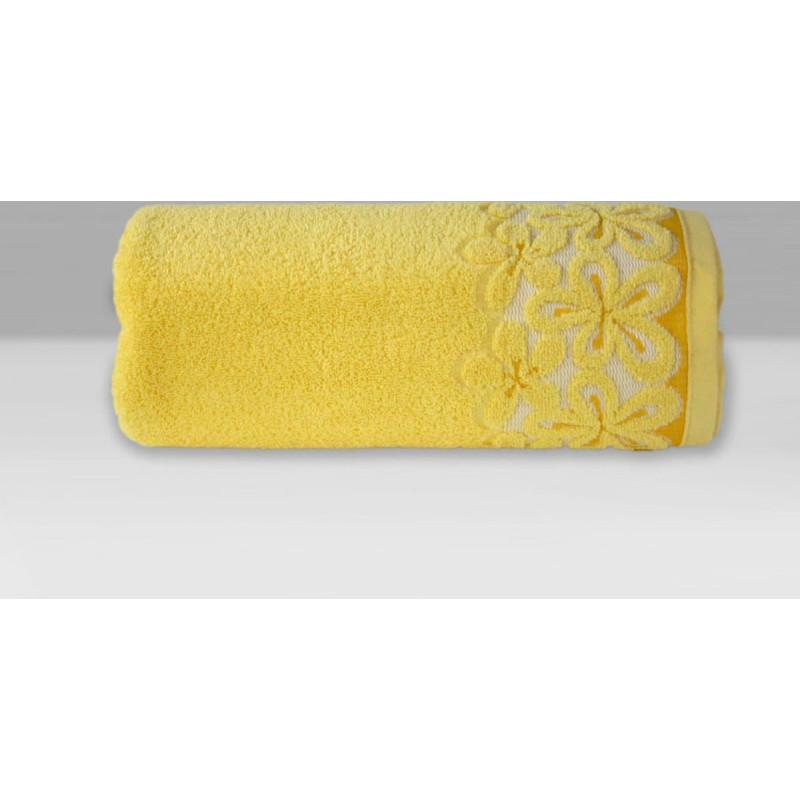 Bella dvielis 50x90 dzeltens 450 g/m2 frotē