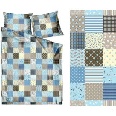 Flaneļa gultas veļa 160x200 Paczłork blue Bielbaw