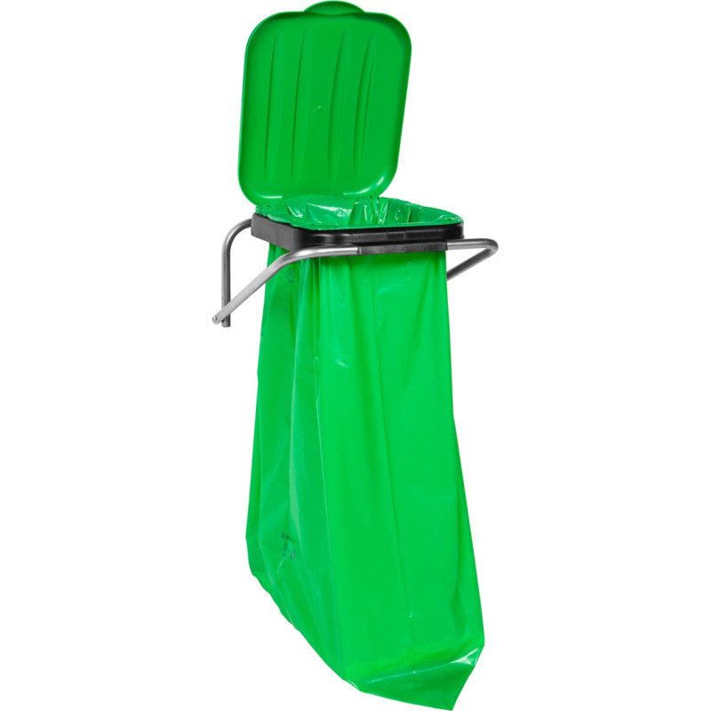 Gsg24 Piekarināms sienas turētājs atkritumu &scaron;ķiro&scaron;anai zaļ&scaron; - 120L maisi