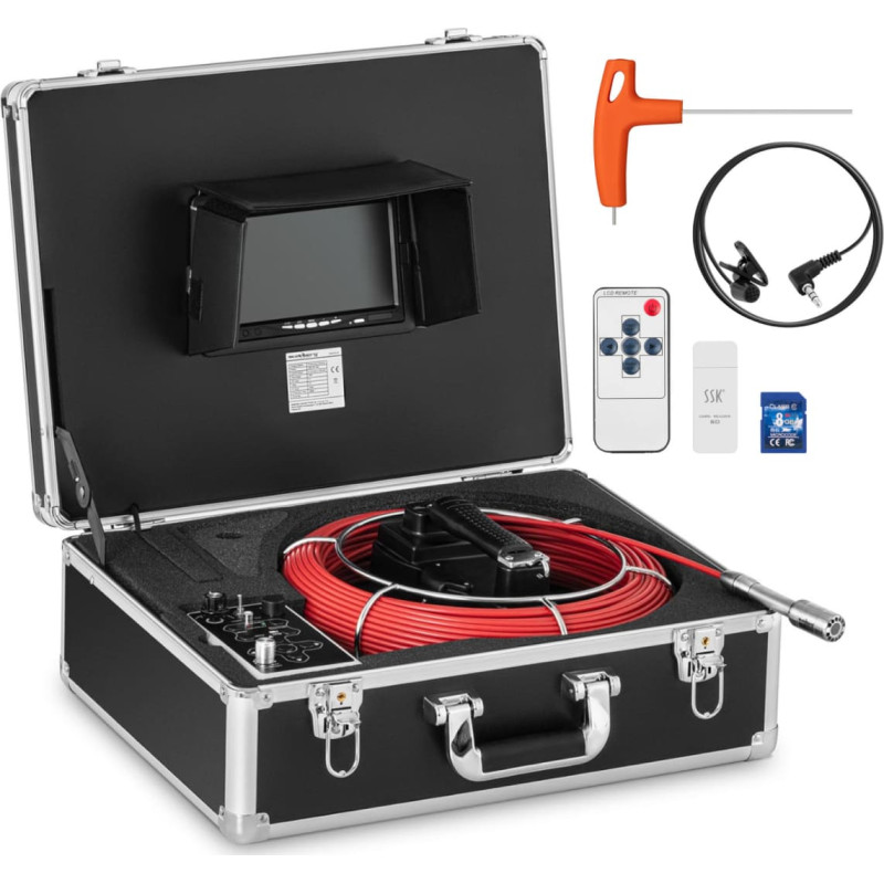 Steinberg Systems Endoskopa pārbaudes kamera LCD TFT 7'' dia. caurules 40-80 mm, garums 50 m