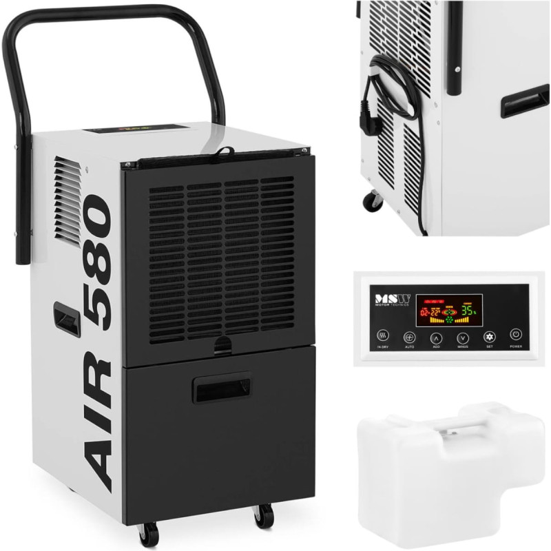 MSW Gaisa sausinātājs rūpnieciskās būvniecības mitruma absorbētājs 30 l/24 h līdz 50 m2