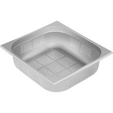 Royal Catering Perforēts nerūsējošā tērauda gastronomijas konteiners GN2/3 100 mm