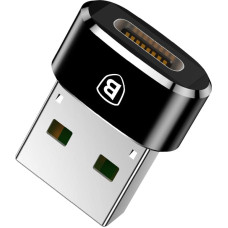 Baseus Mazs USB-C uz USB spraudņa adapteris - melns