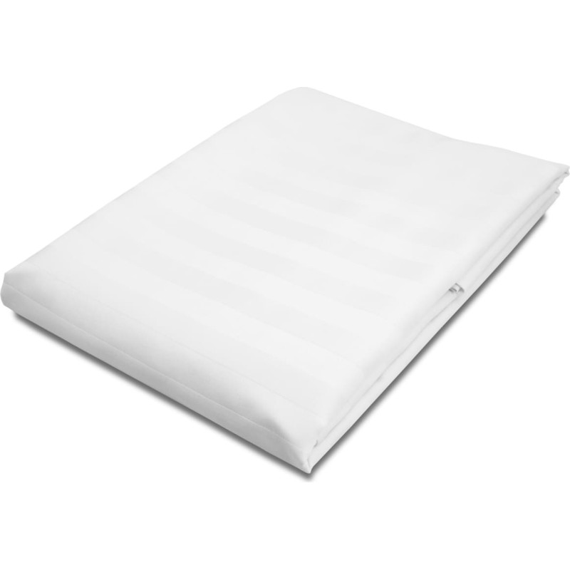 Bambusa palags 160x240 baltas svītras kokvilna satīns vienkrāsains Bambuss 23