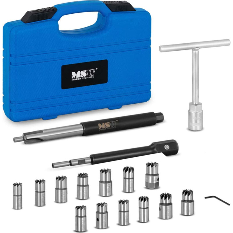 MSW Dīzeļa inžektoru sēdekļu tīrī&scaron;anas frēzes - komplekts