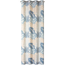 Lenny aizkars 140x250, dabīgi zilas lapas, gatavs ar E11 starplikām