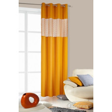 Aizkars 140x250 Jowita oranžs gatavs ar starplikām