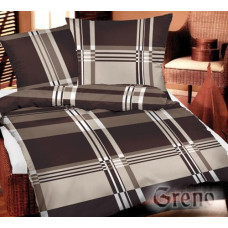 Satīna gultas veļa 140x200 Aristocrat Brown Gold