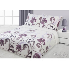 Gabi Purple Classic satīna gultas veļa 200x220