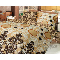 Satīna spilvendrāna 40x40 Bianco Brown