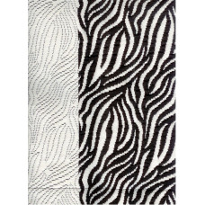 Dekoratīvā spilvendrāna 45x70 08 Zebra Balta + melna Zema cena
