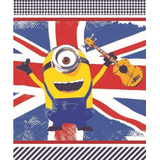 Minions vilnas sega 125x150 01 9277 Anglijas karoga Minions