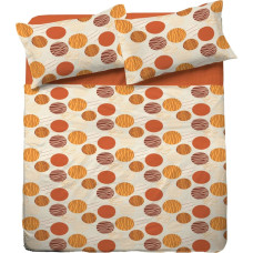 Mizas pakaiši 140x200 raksts 921E Circles Orange jauns