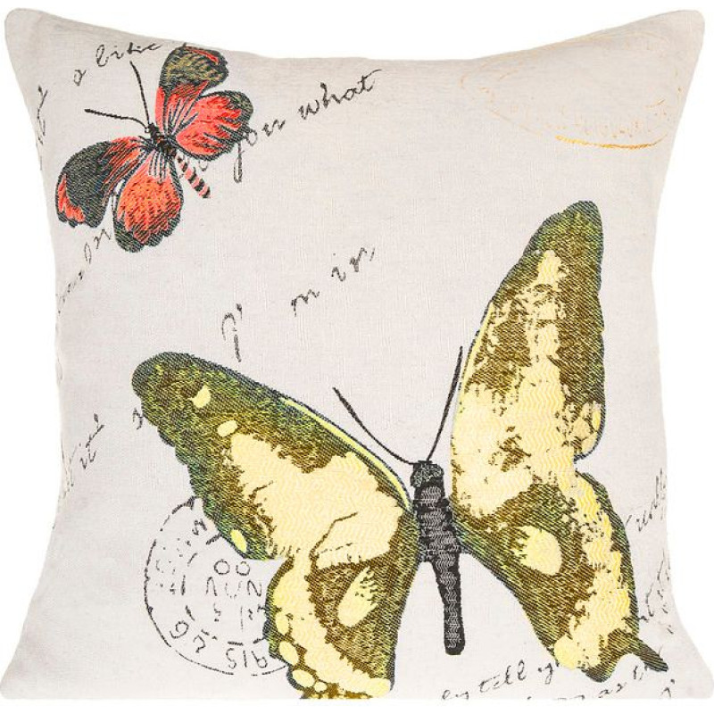 Dekoratīvā spilvendrāna 45x45 Butterfly 02