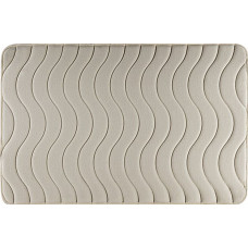 Vannas istabas paklājs 50x70 Wave, bēšs, vienkāršs