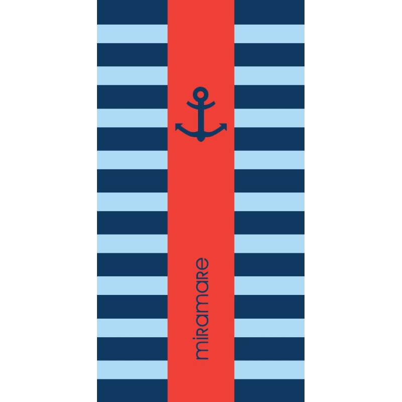 Miramare pludmales dvielis 70x140 09 9956