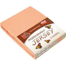 Džersija palags ar elastīgo joslu 180x200 aprikoze 007 bieza 150g/m2