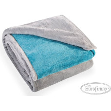 Mikrošķiedras sega 170x210 Maxim sudraba tirkīza