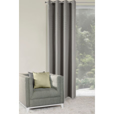 Gatavs aizkars ar starplikām 140x250 Megan tērauda