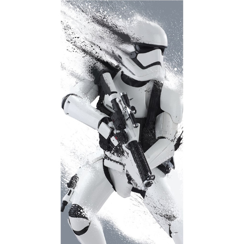 Pludmales dvielis 70x140 Star Wars 5116 Star Wars kokvilnas stormtrooper