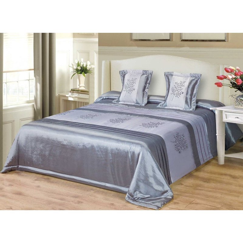 Ortex Dekoratīvais gultas pārklājs 200x220 Pelēks 66272 pelēks sudrabs