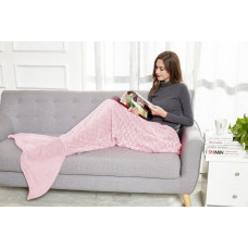 Decoking Nāras astes sega no mikrošķiedras 140 cm, pūderrozā