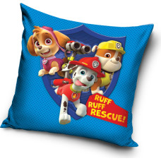 Mikrošķiedras spilvendrāna 40x40 3D Paw Patrol draugi Ruff Ruff Rescue zils PAW171121 7795