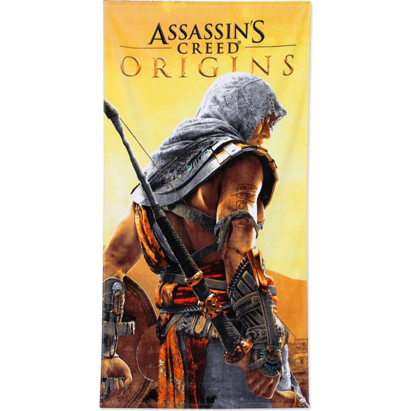 Pludmales dvielis 70x140 Assassins Creed 3249 360 g/m2 bērniem
