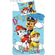 Kokvilnas gultas veļa 140x200 Paw Patrol Paw 7696 Drem Patrol blue 710-282