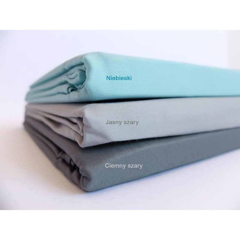 Satīna palags 160x210 zils 40227 vienkrāsains