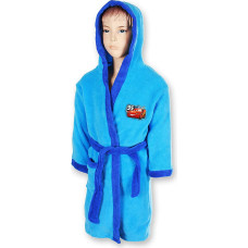 Bērnu plīša peldmētelis Cars Cars 110/116 5-6 gadi zils Lightning McQueen