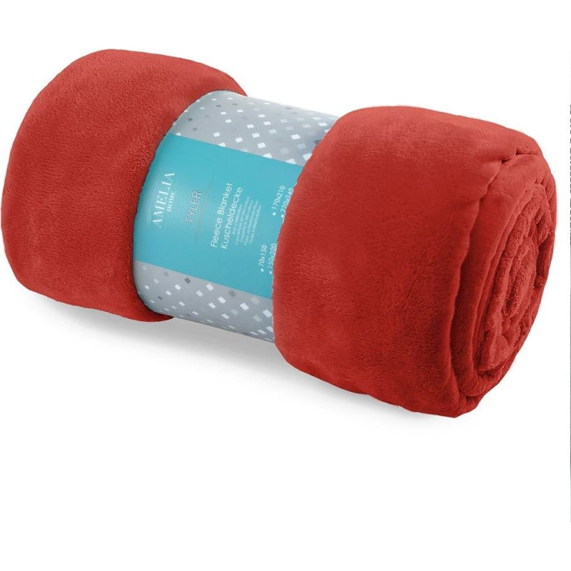 Decoking Mikro&scaron;ķiedras sega atzveltnes krēslam 70x150 Tyler Red, vienkrāsains sarkans