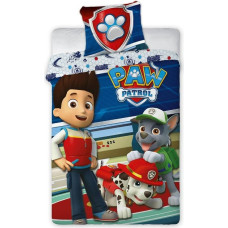 Kokvilnas gultas veļa 160x200 Paw Patrol Paw Ryder Marshall Rocky 4478