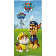 Bērnu dvielis 70x140 Paw Patrol zaļa zila kokvilna PP 05 BT