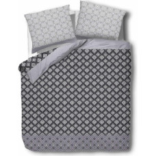 Flaneļa gultas veļa 140x200 Geometric 31489/1 grafīta pelēka