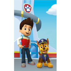 Bērnudārza dvielis 30x50 Paw Patrol Chase Alex Porter zils 1224 kokvilnas bērnu dvieļu suņi