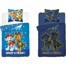 Mirdz tumsā pakaiši 140x200 Paw Patrol suns tumši zils zils PP 17 DC