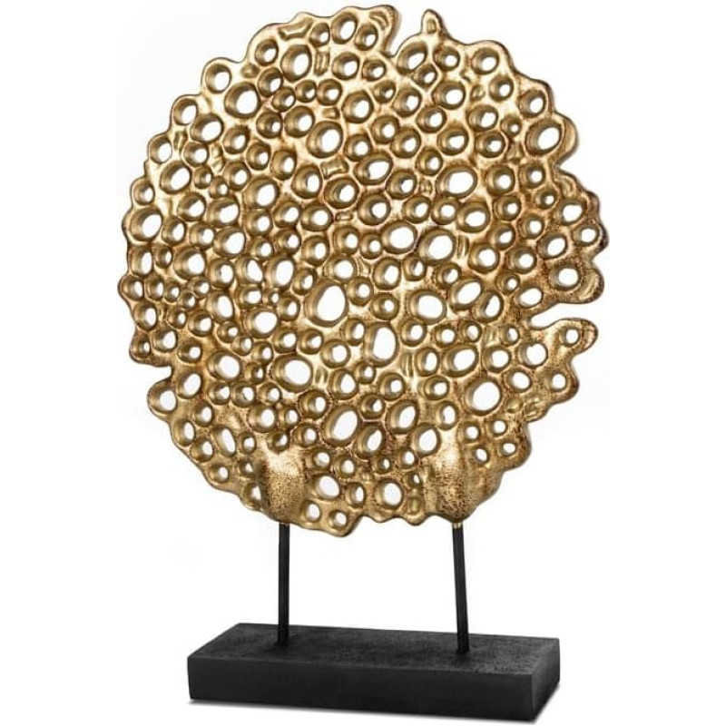 DEKORATĪVĀ FIGŪRA DORIA (01) 28X7X37 CM ZELTS