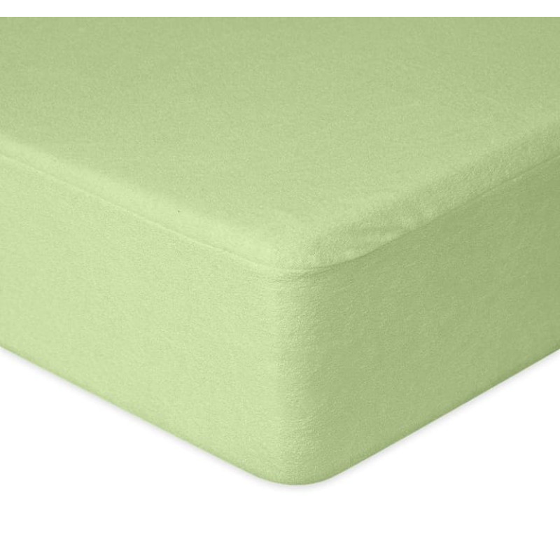 Frotē palags ar gumiju 180x200, celadon 52 Classic